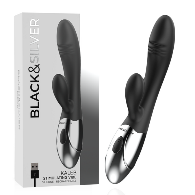 Black&silver – Kaleb Stimulierender Vibrator