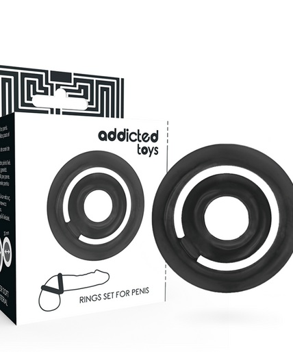 Addicted Toys – Potenz- C-Ring Penis Black Addicted Toys – Potenz- C-Ring Penis Black