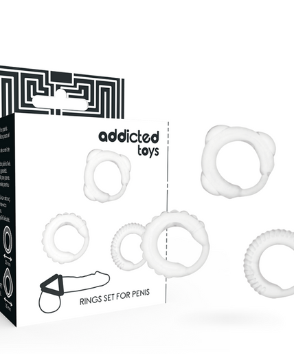 Addicted Toys – C-Ring Set Clear Addicted Toys – C-Ring Set Clear