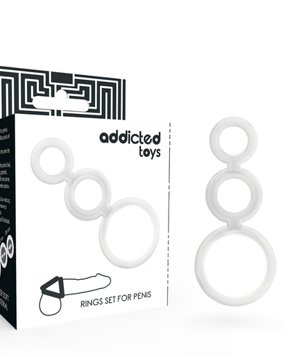 Addicted Toys – Rings Set for Penis Transparent Addicted Toys – Rings Set for Penis Transparent