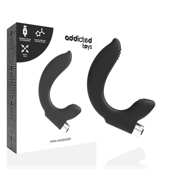 Addicted Toys – Oplaadbare Prostaatvibrator Model 7 – Zwart