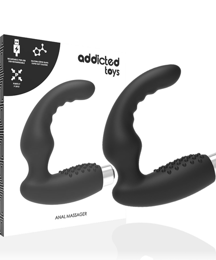 Addicted Toys – Prostatic Vibrator Rechargeable Model 2 – Black Addicted Toys – Prostatic Vibrator Rechargeable Model 2 – Black