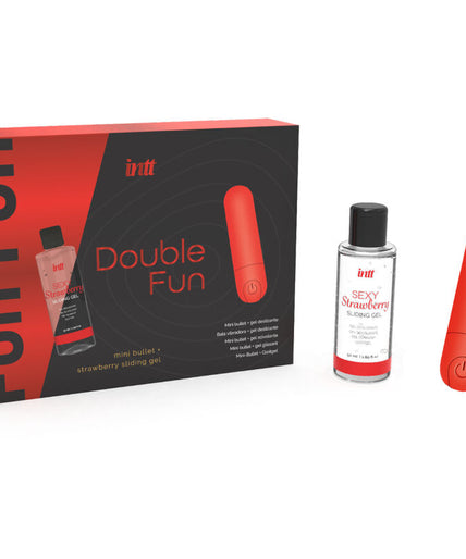 Intt Releases – Double Fun Kit With Vibrating Bullet And Strawberry Massage Gel Intt Releases – Double Fun Kit With Vibrating Bullet And Strawberry Massage Gel