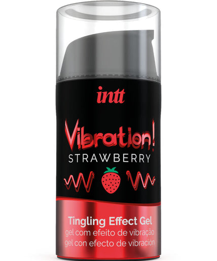 Intt – Kraftvolles intimes Stimulans, flüssiges Vibrationsgel Erdbeere 15 ml Intt – Kraftvolles intimes Stimulans, flüssiges Vibrationsgel Erdbeere 15 ml