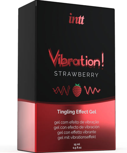 Intt – Kraftvolles intimes Stimulans, flüssiges Vibrationsgel Erdbeere 15 ml Intt – Kraftvolles intimes Stimulans, flüssiges Vibrationsgel Erdbeere 15 ml