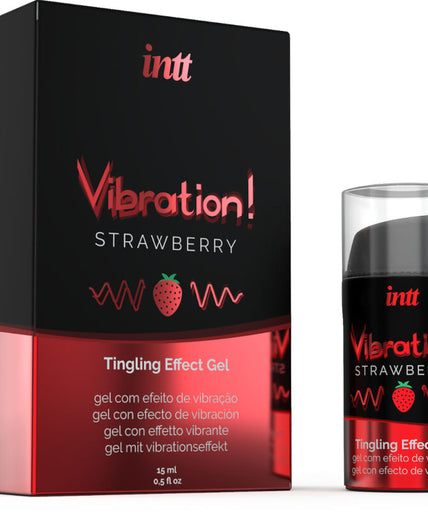 Intt – Kraftvolles intimes Stimulans, flüssiges Vibrationsgel Erdbeere 15 ml Intt – Kraftvolles intimes Stimulans, flüssiges Vibrationsgel Erdbeere 15 ml