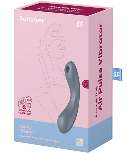Satisfyer – Curve Trinity 1 Luftpuls-Vibration Grau Satisfyer – Curve Trinity 1 Luftpuls-Vibration Grau