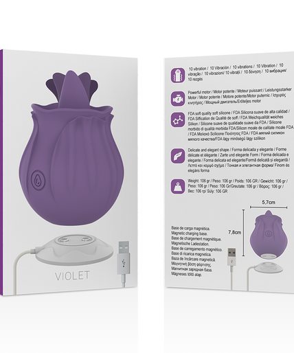 Intense – Violetter Clitoris-Stimulator 10 Vibrationen Flieder Intense – Violetter Clitoris-Stimulator 10 Vibrationen Flieder