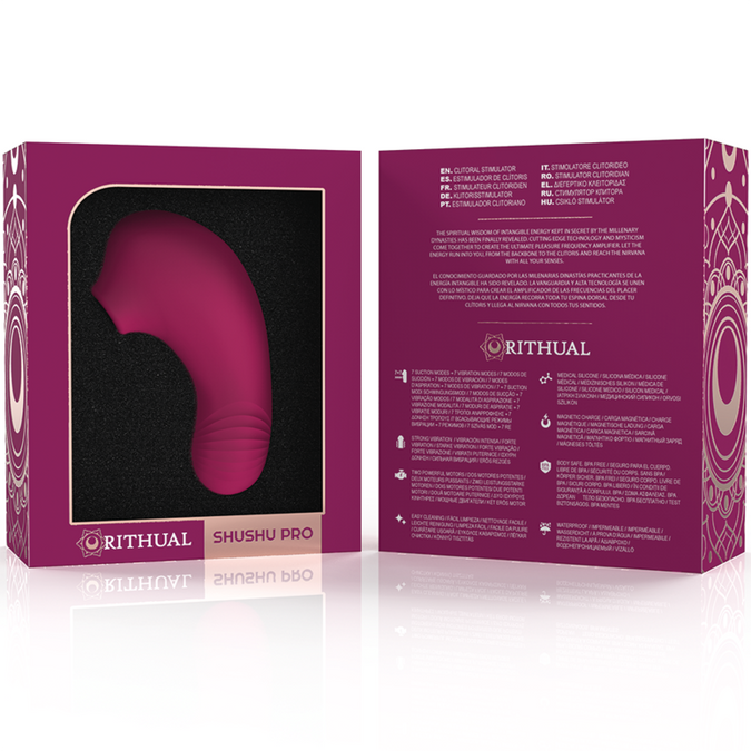 Rithual – Shushu Pro Pocket Clitorisstimulator met 2 krachtige Orchid-motoren