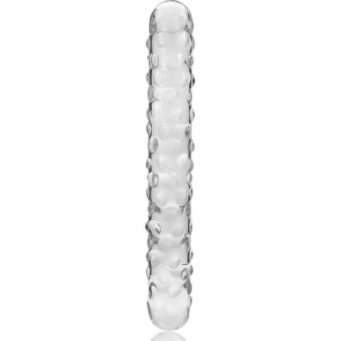 Nebula Series by Ibiza – Model 15 Dildo Borosilicate Glass Clear 18.5 cm – Ø 4 cm