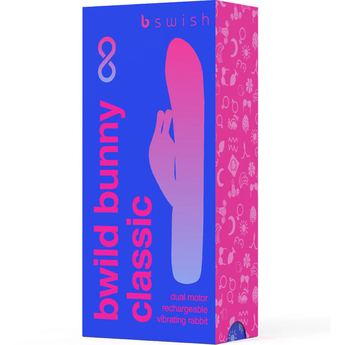 B Swish – Bwild Bunny Infinite Classic Wiederaufladbarer Vibrator Blaues Silikon