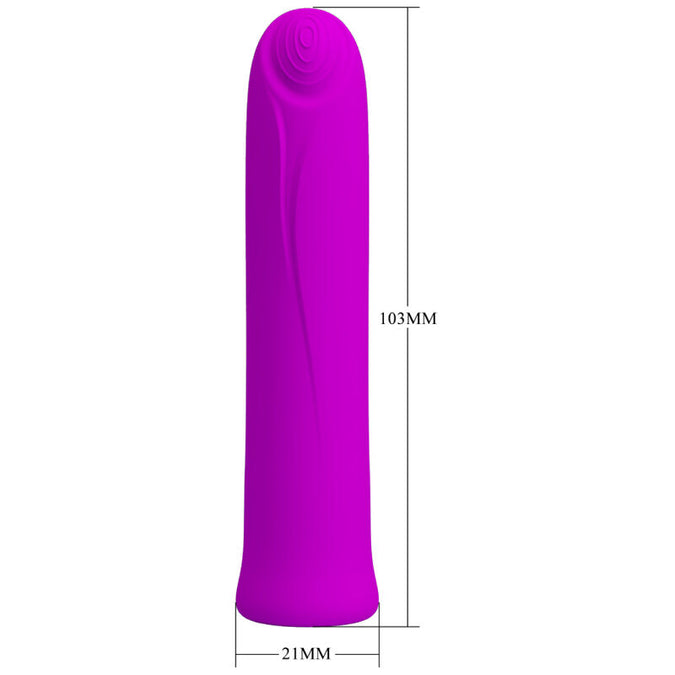 Pretty Love – Curtis Mini Super Power Vibrator 12 Vibrationen Violettes Silikon