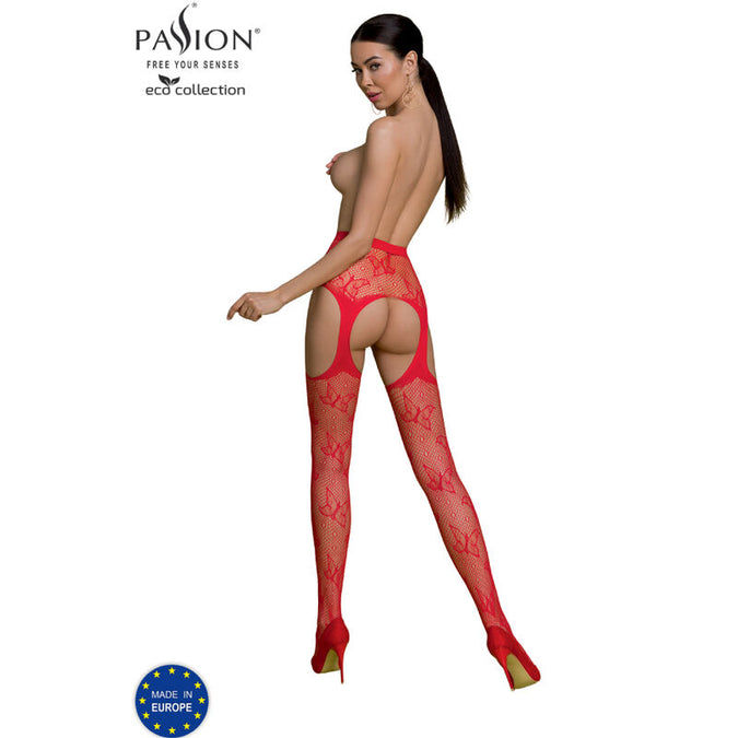 Passion – Eco Collection Bodystocking Eco S001 Rot