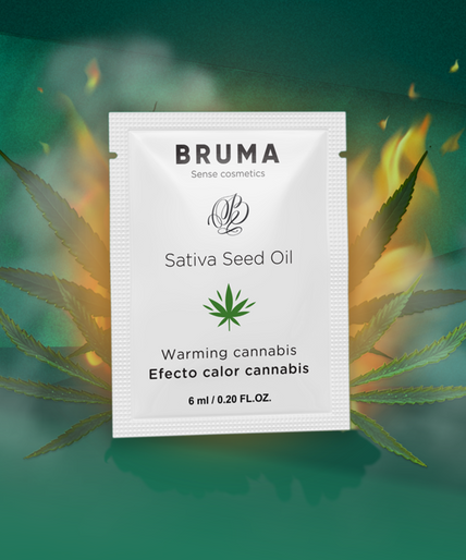 Bruma – Sativa Seed Oil Sliding Gel Warming Cannabis Flavor 6 Ml Bruma – Sativa Seed Oil Sliding Gel Warming Cannabis Flavor 6 Ml