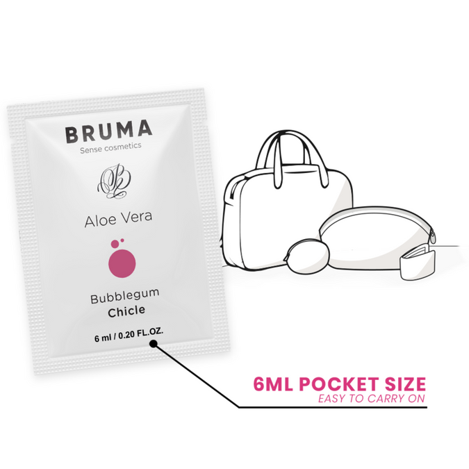 Bruma – Aloe Vera Gleitgel Kaugummi Geschmack 6 Ml