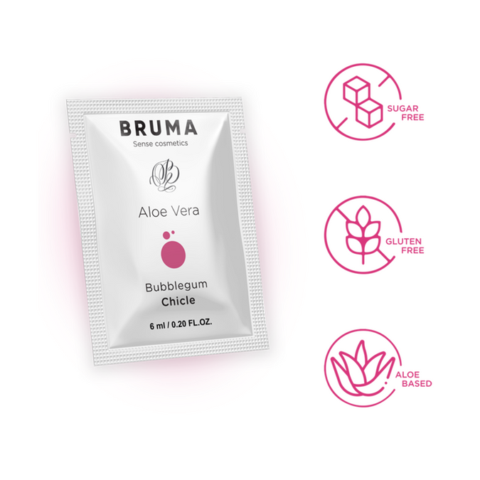 Bruma – Aloe Vera Gleitgel Kaugummi Geschmack 6 Ml
