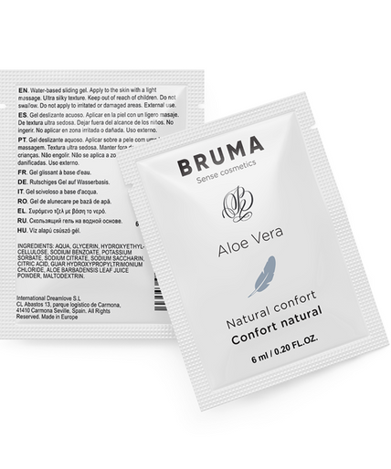 Bruma – Aloe Vera Gleitgel Natürlicher Komfort 6 Ml Bruma – Aloe Vera Gleitgel Natürlicher Komfort 6 Ml