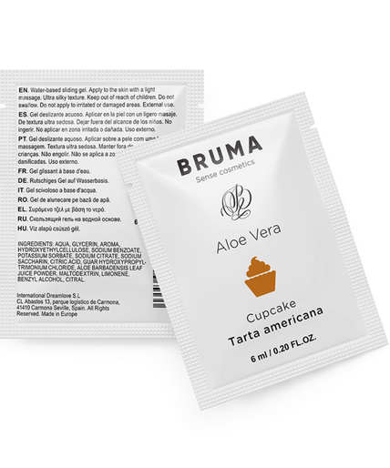 Bruma – Aloe Vera Gleitgel Cupcake Geschmack 6 Ml Bruma – Aloe Vera Gleitgel Cupcake Geschmack 6 Ml