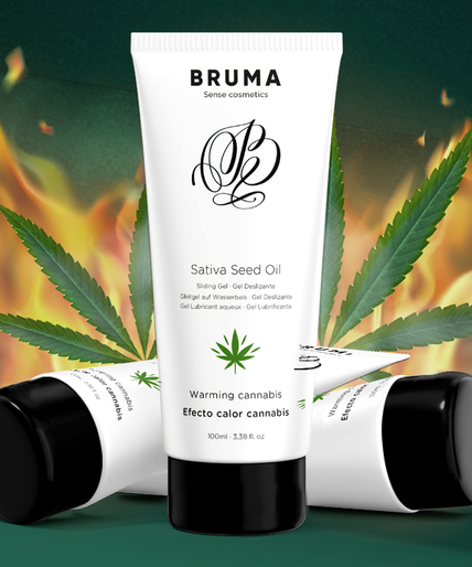 Bruma – Sativa Seed Oil Sliding Gel Warming Cannabis Flavor 100 Ml Bruma – Sativa Seed Oil Sliding Gel Warming Cannabis Flavor 100 Ml