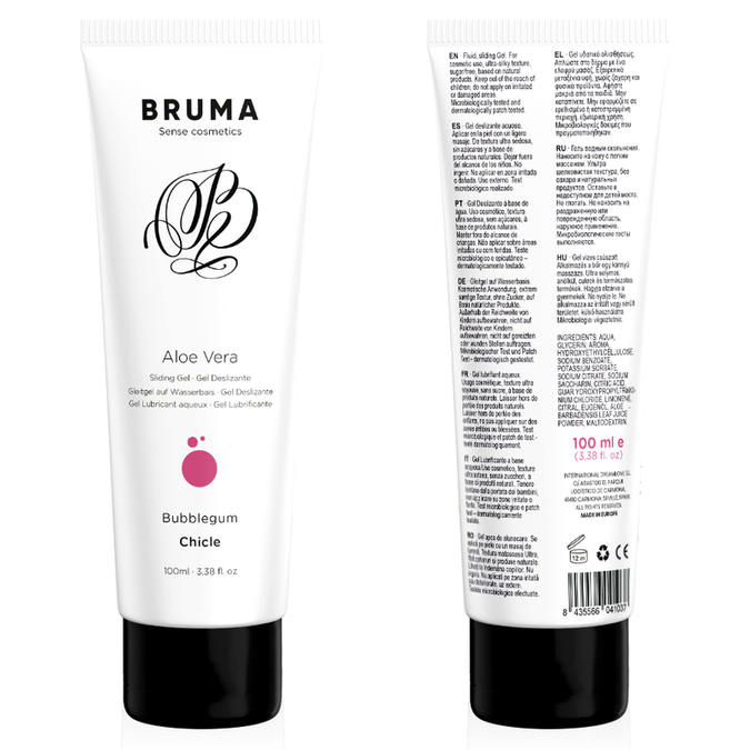 Bruma – Aloe Vera Sliding Gel Bubblegum Flavor 100 Ml