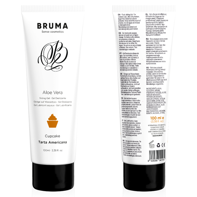 Bruma – Aloe Vera Gleitgel Cupcake Geschmack 100 ml