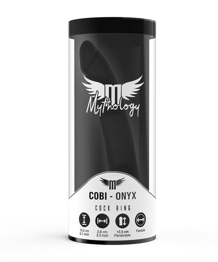 Mythologie – Cobi Onyx Anale Dildo met Penis- en Balring 13 cm Siliconen Mythologie – Cobi Onyx Anale Dildo met Penis- en Balring 13 cm Siliconen