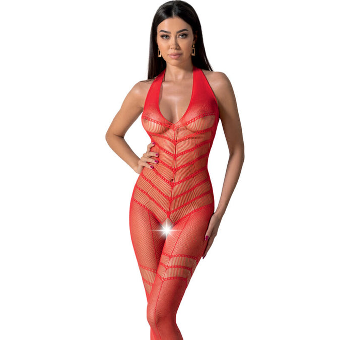 Passie – Bs100 Bodystocking Rood One Size