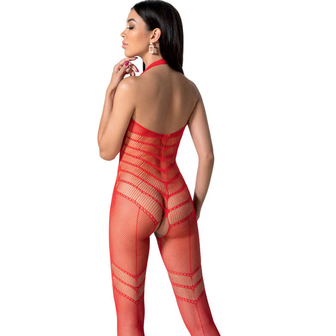 Passie – Bs100 Bodystocking Rood One Size