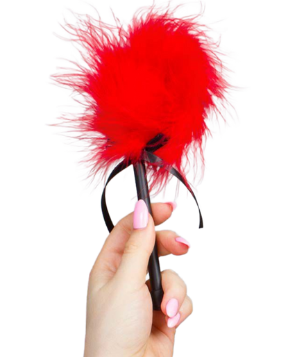 Secretplay – Red Marabou Duster Secretplay – Red Marabou Duster