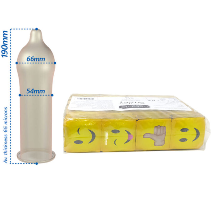 Pasante – Condooms Smiley Zak 144 Stuks