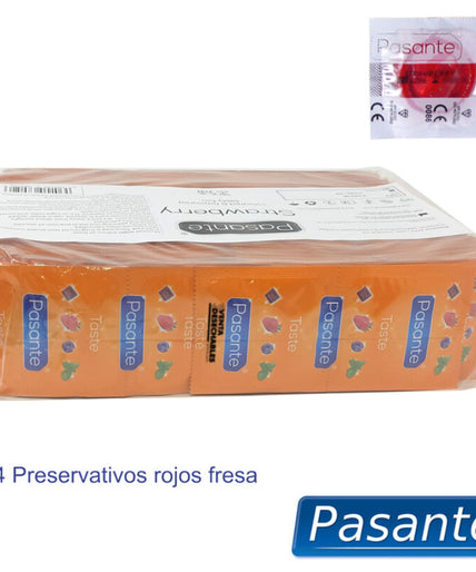 Pasante – Condooms Aardbei Smaak Zak 144 Stuks Pasante – Condooms Aardbei Smaak Zak 144 Stuks