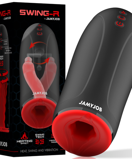 Jamyjob – Swing – R Heizwirkung, Swing-Technologie und Vibrationsmasturbator Jamyjob – Swing – R Heizwirkung, Swing-Technologie und Vibrationsmasturbator