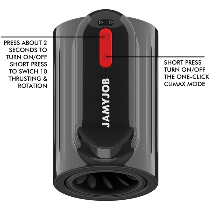 Jamyjob – Vortex Thrusting And 360 Rotate Tech Turbo Mode Masturbator