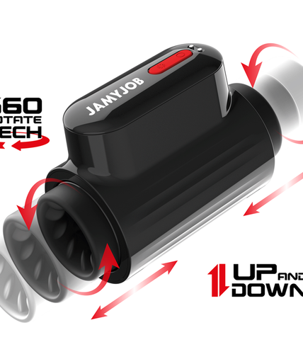Jamyjob – Vortex-Schub- und 360-Grad-Drehtechnik Turbo-Modus Masturbator Jamyjob – Vortex-Schub- und 360-Grad-Drehtechnik Turbo-Modus Masturbator