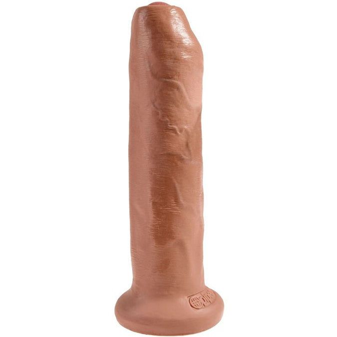 King Cock – Unbeschnittener realistischer Penis 17,8 cm Karamell