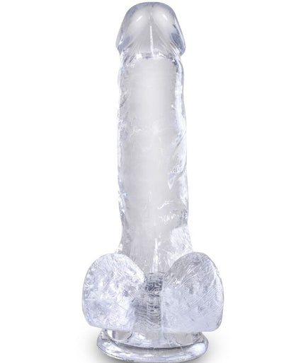 Pleasurements – King Cock – Klarer realistischer Penis mit Hoden Transparent 13,5 cm Pleasurements – King Cock – Klarer realistischer Penis mit Hoden Transparent 13,5 cm