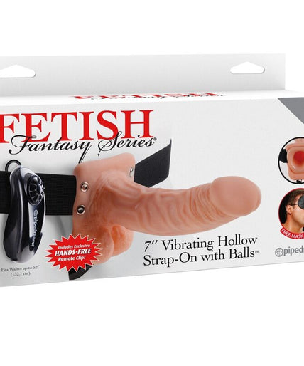 Fetish Fantasy Serie – Verstellbares Geschirr mit Fernbedienung, realistischer Penis mit Hoden, 17,8 cm Fetish Fantasy Serie – Verstellbares Geschirr mit Fernbedienung, realistischer Penis mit Hoden, 17,8 cm