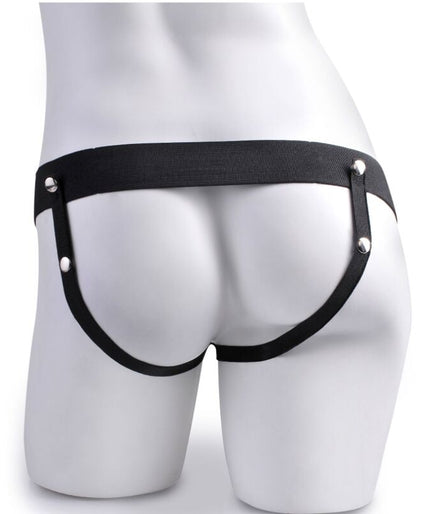Fetish Fantasy Serie – Verstellbarer Harness mit Fernbedienung, realistischer Penis mit wiederaufladbaren Hoden und Vibrator 15 cm Fetish Fantasy Serie – Verstellbarer Harness mit Fernbedienung, realistischer Penis mit wiederaufladbaren Hoden und Vibrator 15 cm