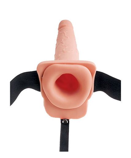 Fetish Fantasy Serie – Verstellbares Geschirr mit realistischem Penis und Hoden, spritzend, 19 cm Fetish Fantasy Serie – Verstellbares Geschirr mit realistischem Penis und Hoden, spritzend, 19 cm