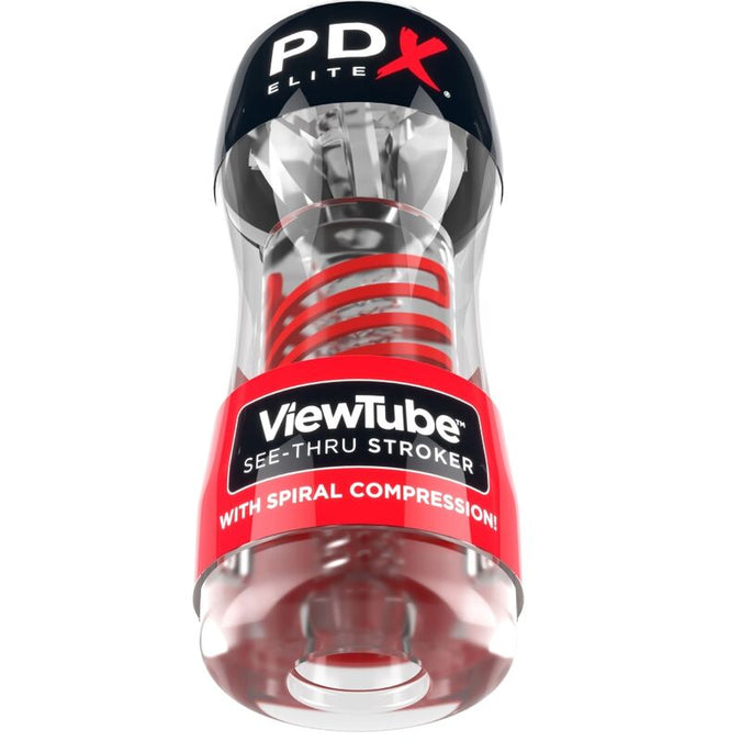 Pdx Elite – Stroker Viewtube 2 Spiraalcompressie Transparant