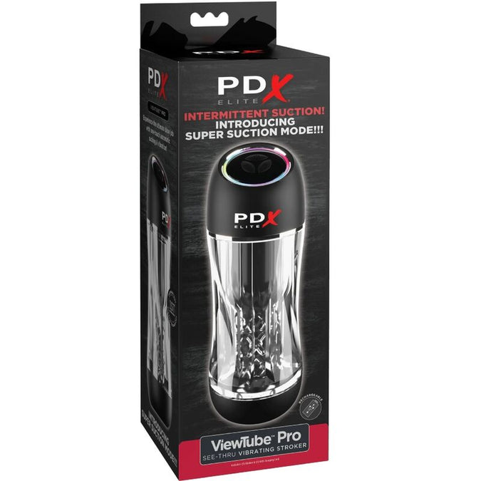 Pdx Elite – Stroker Viewtube Pro Vibrator Transparent