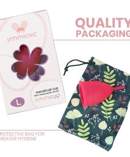 Intimichic – Menstrual Cup Medical Grade Silicone - Size L Intimichic – Menstrual Cup Medical Grade Silicone - Size L