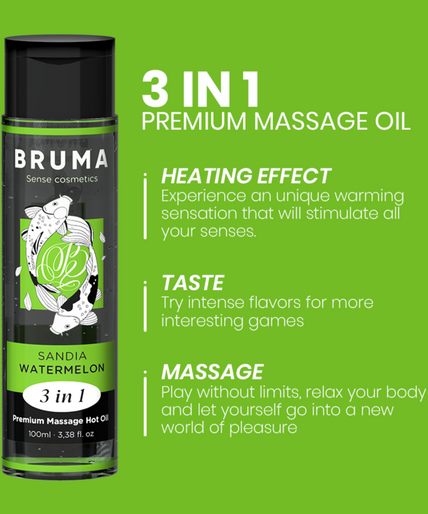 Bruma – Core Massage Hot Oil Watermelon 3 In 1 – 100 Ml Bruma – Core Massage Hot Oil Watermelon 3 In 1 – 100 Ml