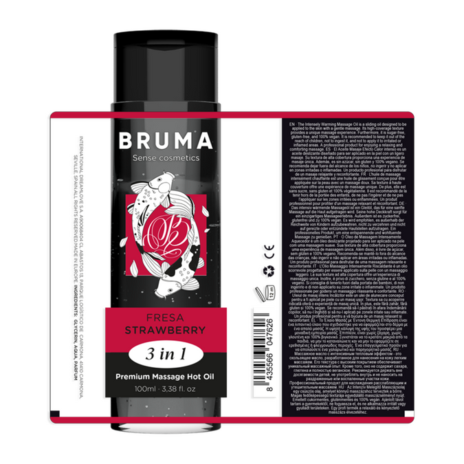 Bruma – Core Massage Hot Oil Strawberry 3 In 1 – 100 Ml