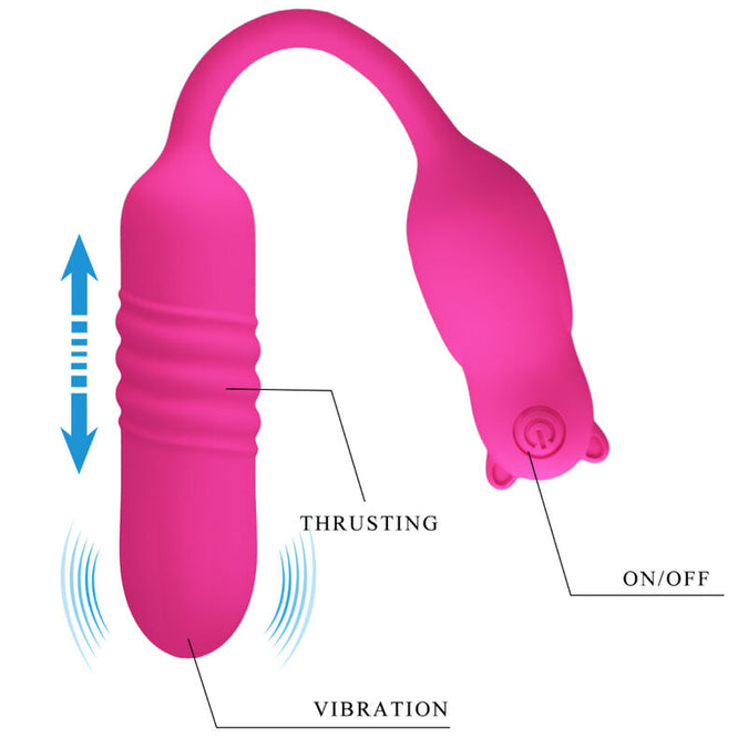 Pretty Love – Nobikuma Pinker Silikon-Vibrationsbullet
