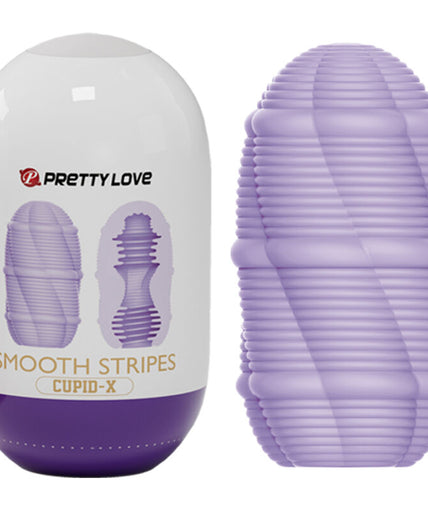 Pretty Love – Smooth Stripes Cupid Masturbator Egg Pretty Love – Smooth Stripes Cupid Masturbator Egg