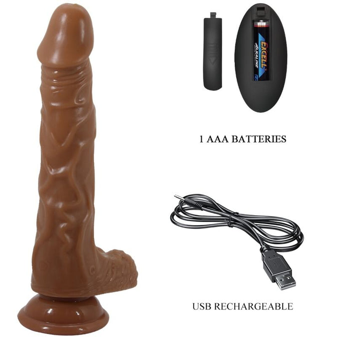 Baile – Bodach Realistische vibrator met afstandsbediening en zuignap