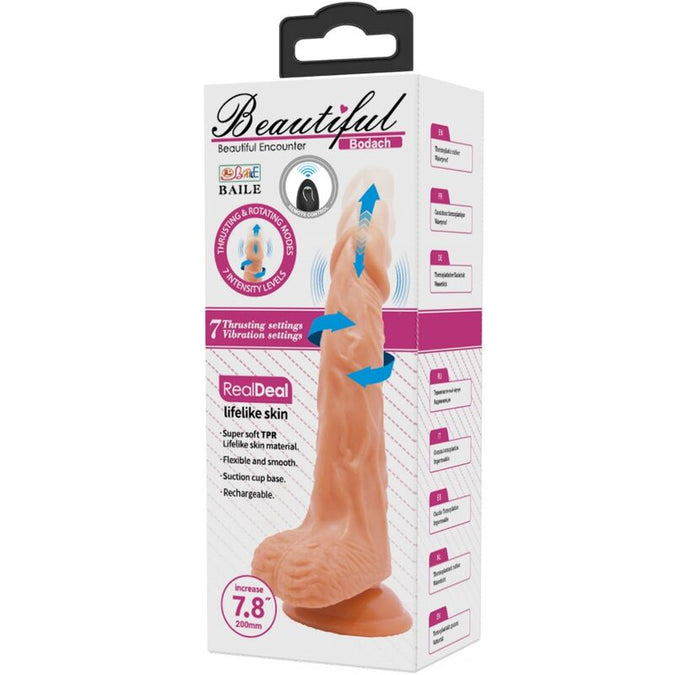Baile – Bodach Realistische vibrator met afstandsbediening en zuignap