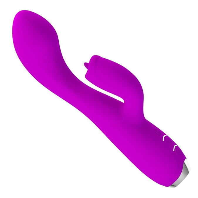 Pretty Love – Gloria wiederaufladbarer Rabbit-Vibrator – wasserdicht, lila