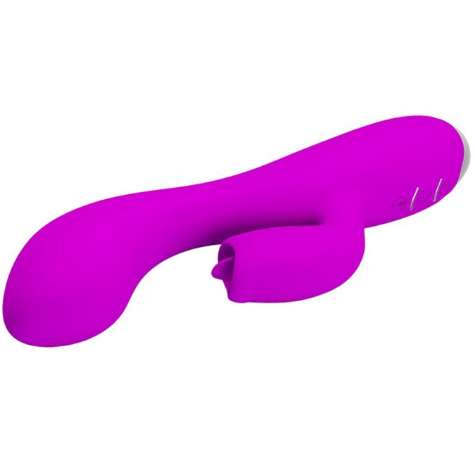 Pretty Love – Gloria wiederaufladbarer Rabbit-Vibrator – wasserdicht, lila